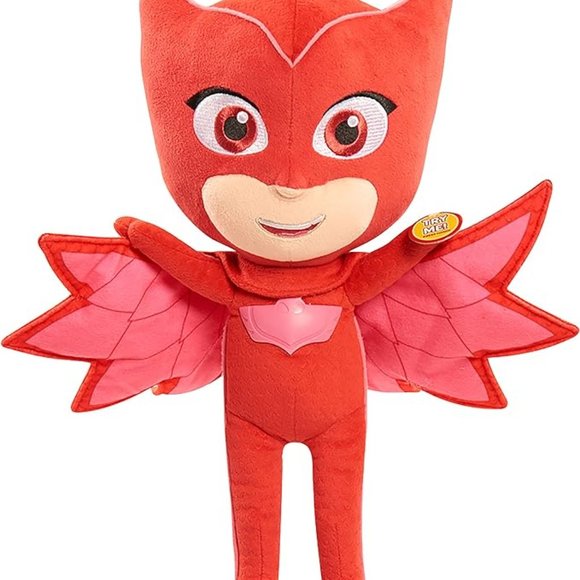 PJ Masks Sing & Talking Feature Plush, Owlette, Kid Toys for Ages 3 Up Just Play - Picture 1 of 4